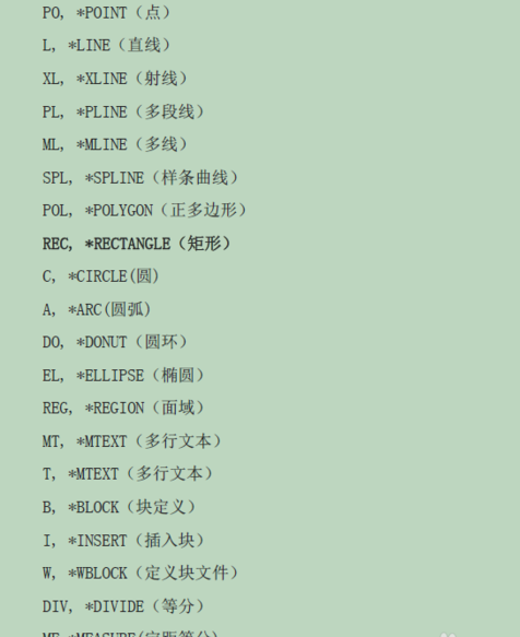 CAD的快捷键 CAD的快捷键